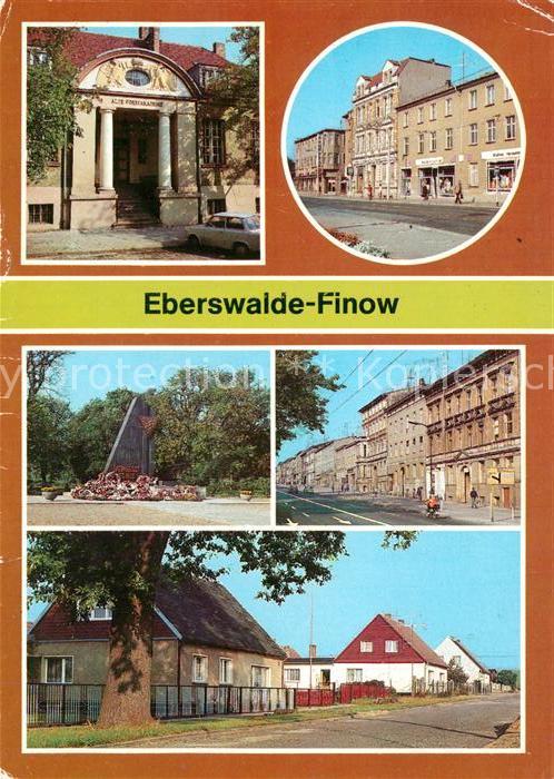 Finow Eberswalde Alte Forstakademie Denkmal Wilh Pieck S