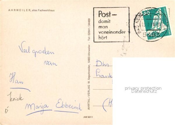 Ahrweiler Ahr Altes Fachwerkhaus – Bild 2
