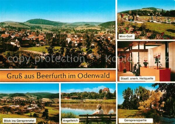 Beerfurth Panorama Minigolf Heilquelle Gersprenzt