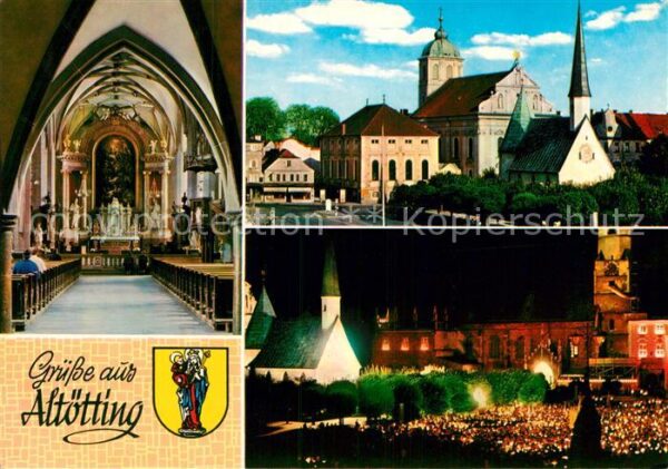 Altoetting Pfarrkirche Hl Kapelle und Magdalenenki