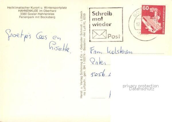 Hahnenklee-Bockswiese Harz Ferienpark mit Bocksberg Fliegeraufnahm – Bild 2