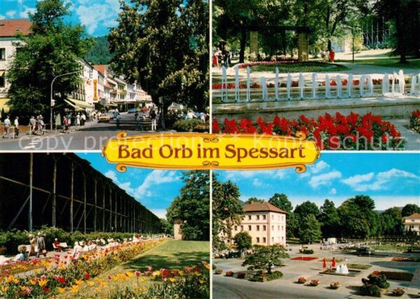 Bad Orb Strassenparie Kurpark Saline