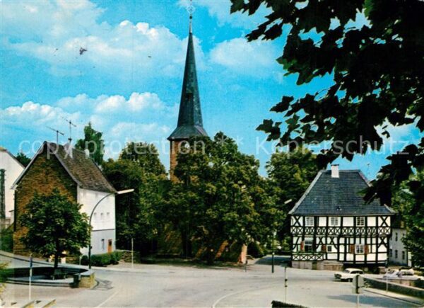 Wengern Leimkasten mit Ev Kirche