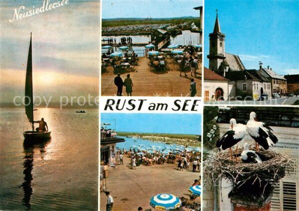 Rust Burgenland Segelpartie Schwimmbad Kirche Storchenn
