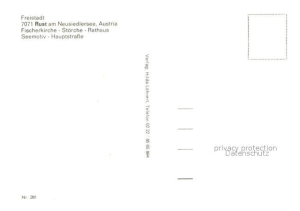 Rust Burgenland Fischerkirche Störche Rathaus Seemotiv – Bild 2