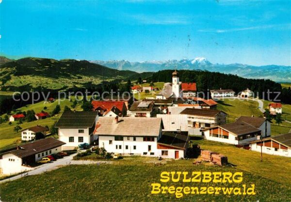 Sulzberg Vorarlberg Panorama mit Schweizer Bergen