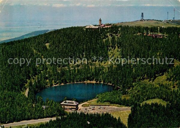 Mummelsee Berghotel mit Hornisgrinde Fliegeraufna