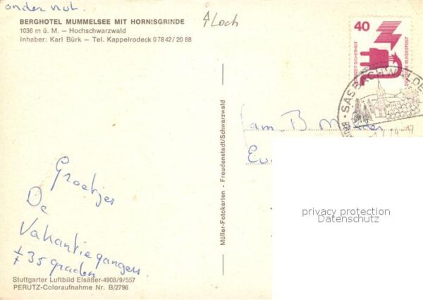 Mummelsee Berghotel mit Hornisgrinde Fliegeraufna – Bild 2