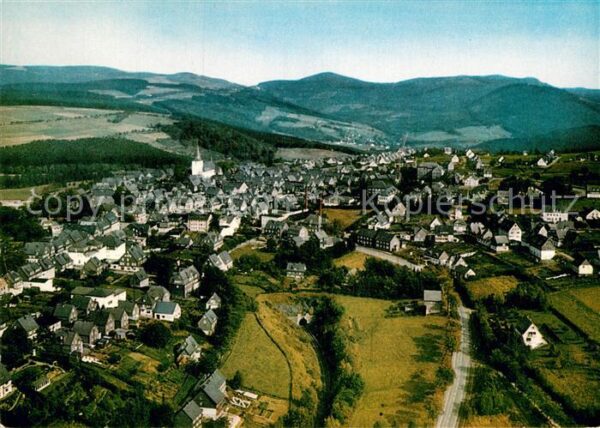 Winterberg Hochsauerland Fliegeraufnahme