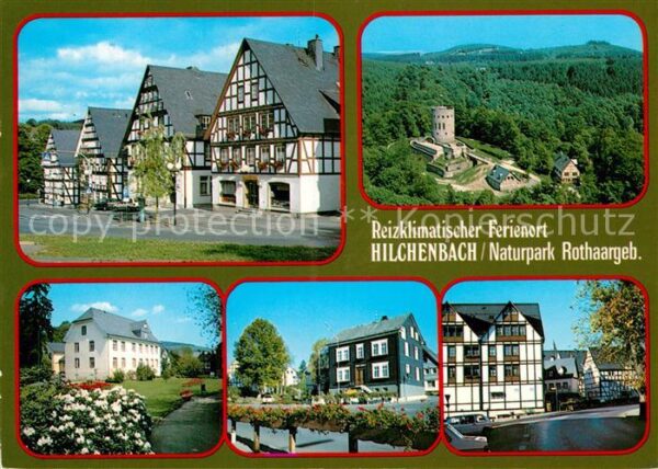 Hilchenbach Fachwerkhäuser Schloss Fliegeraufnahme