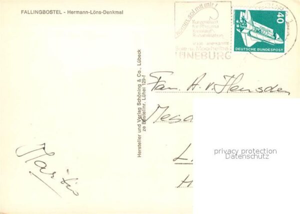 Fallingbostel Hermann Löns Denkmal – Bild 2