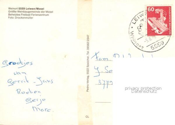 Leiwen Mosel Kirche Brunnen Moselschleife Fliegerauf – Bild 2