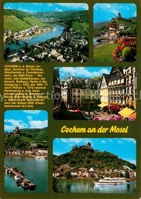 Cochem Mosel Panorama Reichsburg Marktplatz Moselpar