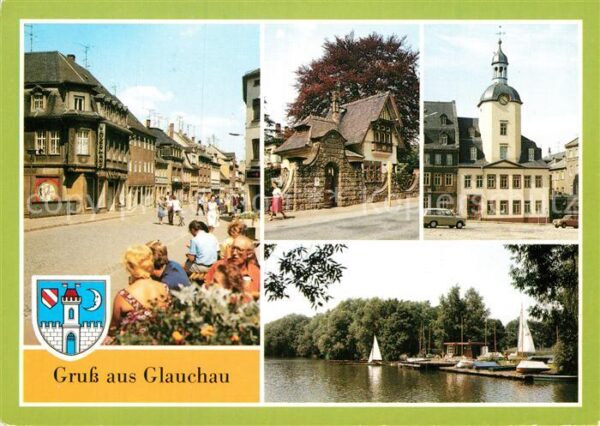 Glauchau Dr Friedrichs Str Rathaus Klub der Volk