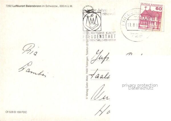 Baiersbronn Schwarzwald Ortsansicht – Bild 2