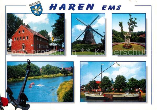Haren Ems Gaststätte Mühl Park Emspartie Schiff