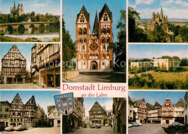 Limburg Lahn Lahnbrücke Dom Fachwerkhäuser