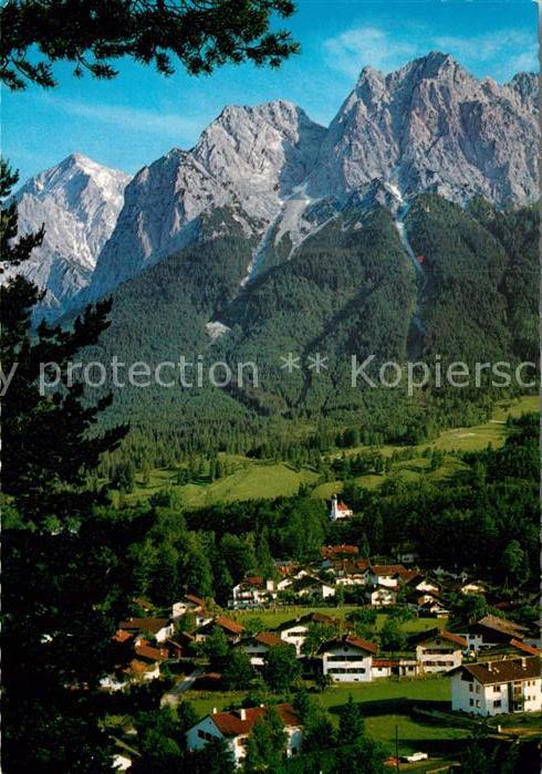 Grainau mit Alpspitze Gr und Kl Waxenstein