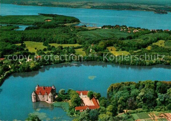 Gluecksburg Ostseebad Fliegeraufnahme mit Schloss Glücksburg