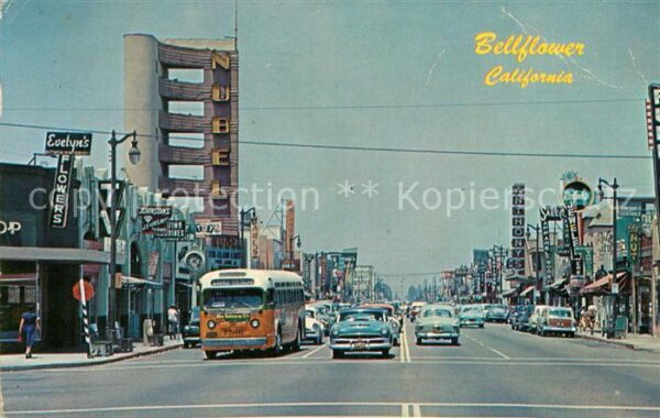 Bellflower California Bellflower Boulevard Flower Street