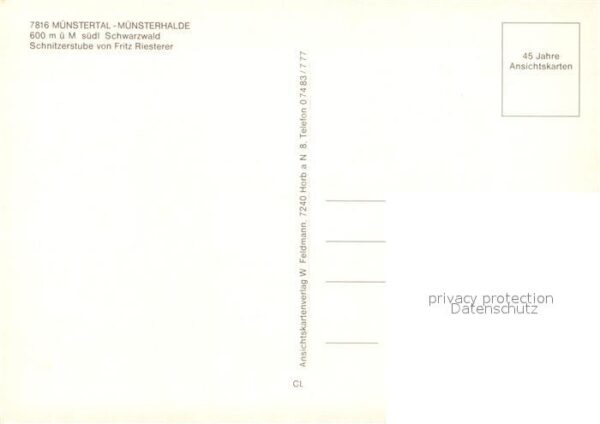 Muenstertal Schwarzwald Münsterhalde Schnitzerstube – Bild 2