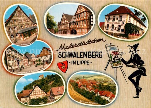 Schwalenberg Künstlerklause Malkasten Burg Rathaus