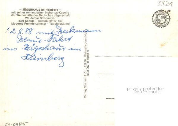 Sehlde Salzgitter Jägerhaus Hainberg – Bild 2