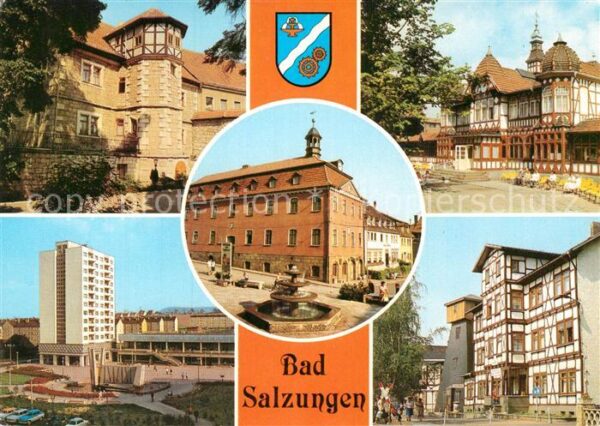 Bad Salzungen Haunscher Hof Rathaus Gradierwerk Lenin