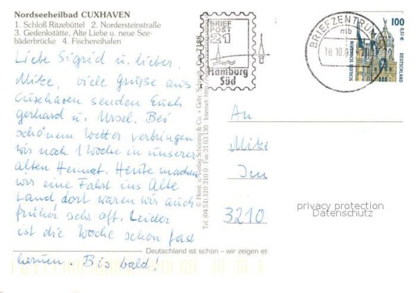 Cuxhaven Nordseebad Schloss Ritzebüttel Nordersteinstrasse – Bild 2