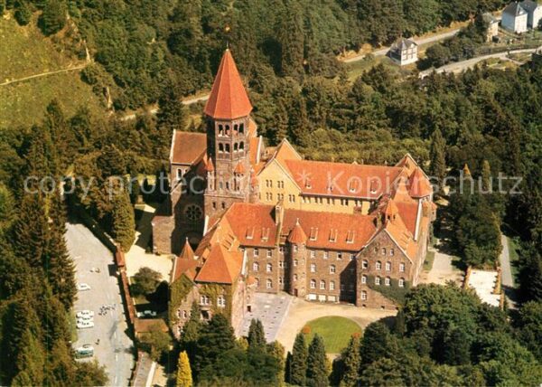 Clervaux Abbaye St. Maurice St. Maur Vue aerienn