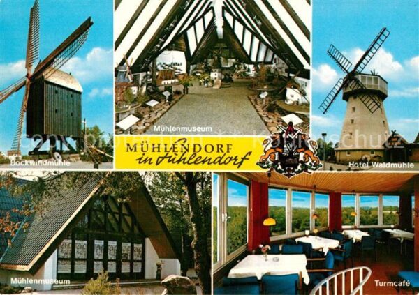 Suhlendorf Mühlenmuseum Hotel Waldmühle Bockwindmü