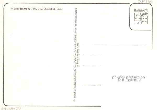 Bremen Fliegeraufnahme Marktplatz – Bild 2