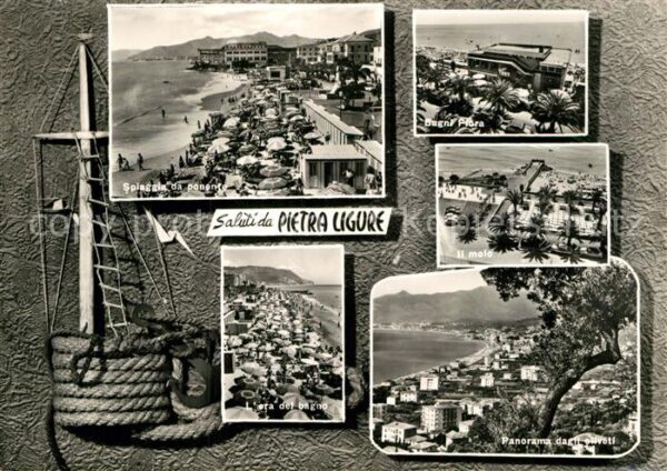 Pietra Ligure Spiaggia Molo Bagni Flora