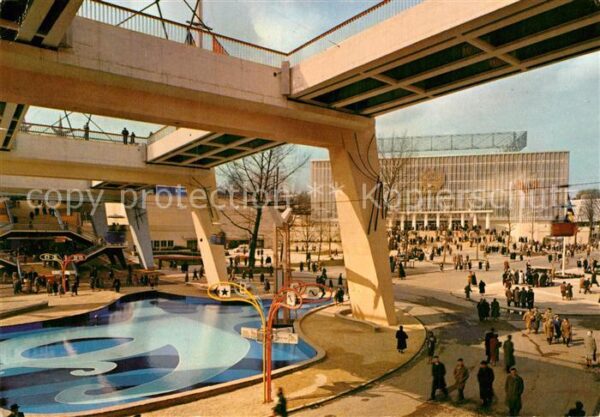 Bruxelles Bruessel Exposition Universelle Rond-Point des N
