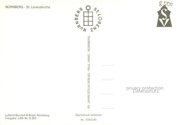 Nuernberg Fliegeraufnahme St. Lorenzkirche – Bild 2