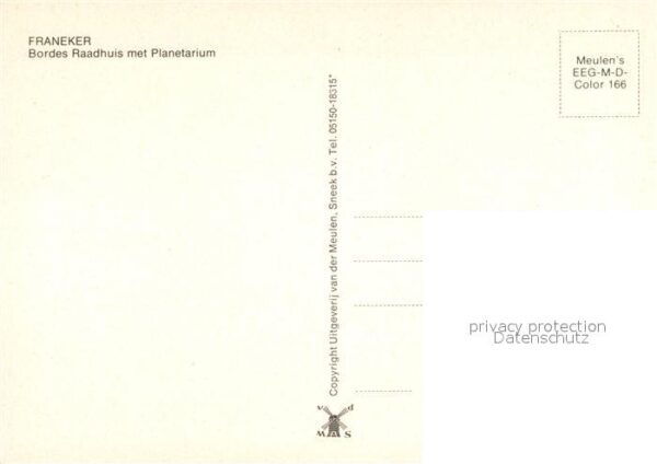 Franeker Bordes Raadhuis Planetarium – Bild 2