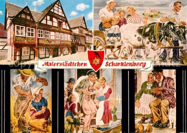 Schwalenberg Wandgemälde Rathaussaal Friedrich Eicke