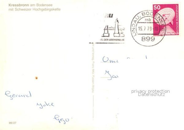 Kressbronn Bodensee Schweizer Hochgebirgskette – Bild 2