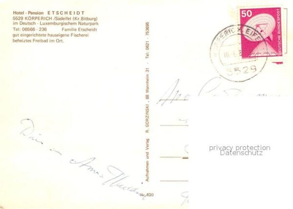 Koerperich Eifel Hotel-Pension Etscheidt – Bild 2
