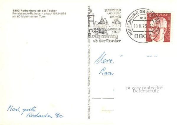 Rothenburg Tauber Renaissance-Rathaus – Bild 2