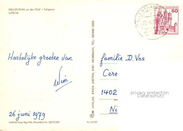 Hellenthal Eifel Talsperre Fliegeraufnahme – Bild 2