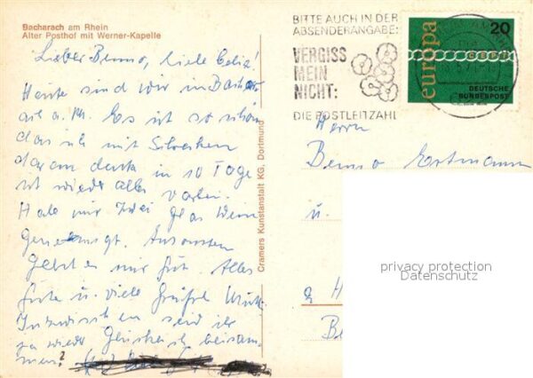Bacharach Rhein Alter Posthof Werner-Kapelle – Bild 2