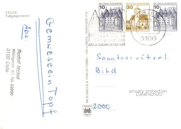 Celle Niedersachsen Fussgängerviertel – Bild 2