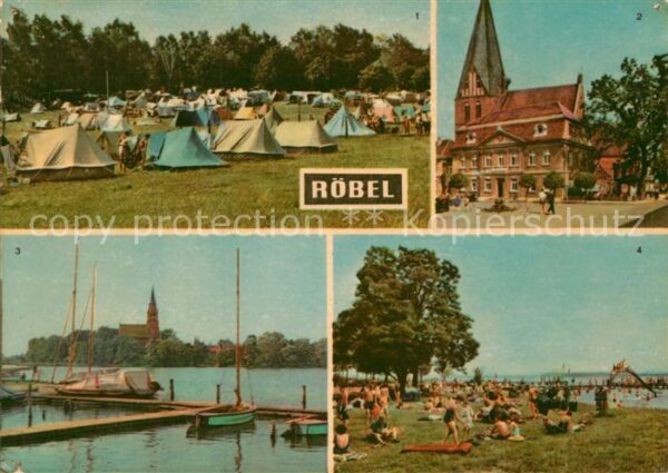 Roebel Mueritz Zeltplatz Rathaus Badeanstalt