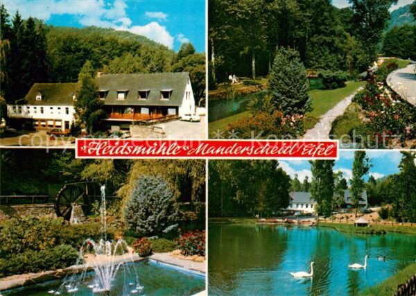 Manderscheid Eifel Cafe-Restaurant Hotel Heidsmühle