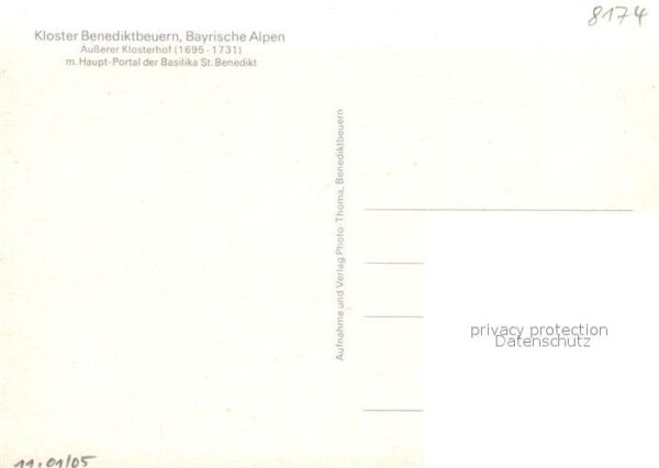 Benediktbeuern Kloster Benediktbeuern Klosterhof – Bild 2