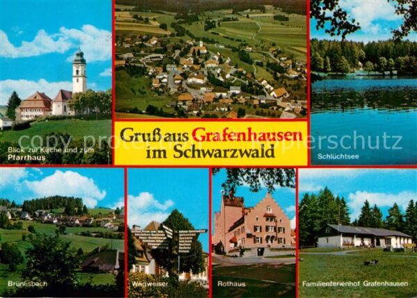 Grafenhausen Schwarzwald Pfarrhaus Schlüchtsee Familienferienhof