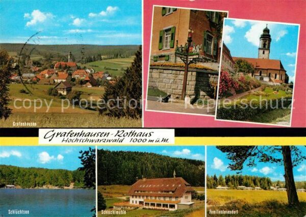 Rothaus Grafenhausen Schlüchtmühle Schlüchtsee Familienferie