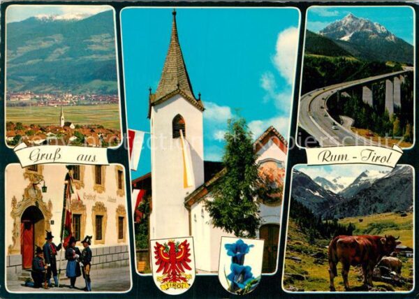 Rum Tirol Kirche Autobahn