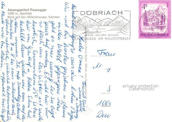 Gschriet Alpengasthof Possegger Millstättersee – Bild 2